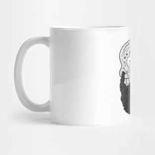 Sugar Skull Beard Mug